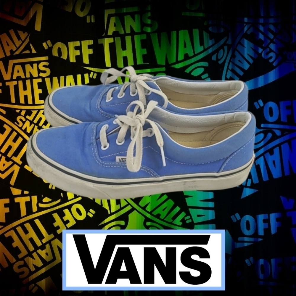 Sky Blue Vans Classic Sneakers Skate Shoes Casual Coastal Skater Punk Men's 6